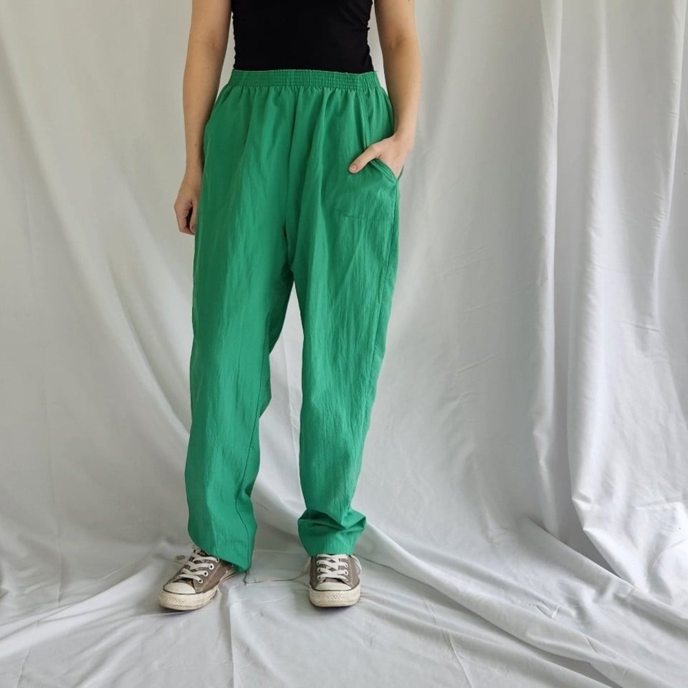 80s‎ Green Windpants